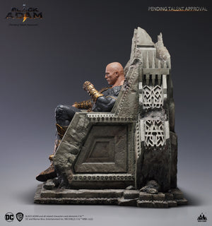 Black Adam On Throne 1/4 Statue