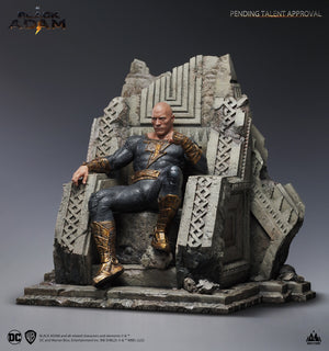 Black Adam On Throne 1/4 Statue