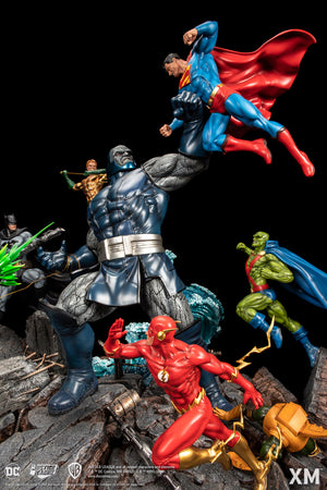 JLA vs Darkseid (Colour)
