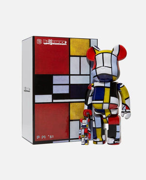Be@rbrick Piet Mondrian - 400% & 100% Set